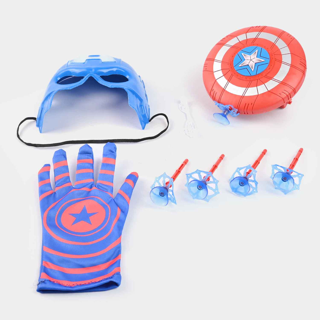 Character Shield Launcher With Mask Set For Kids