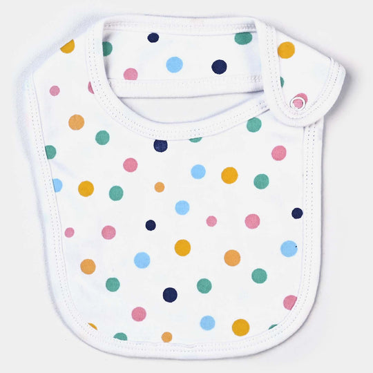 Bibs Multi Dot's-White