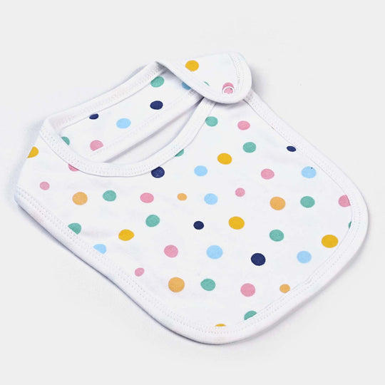 Bibs Multi Dot's-White