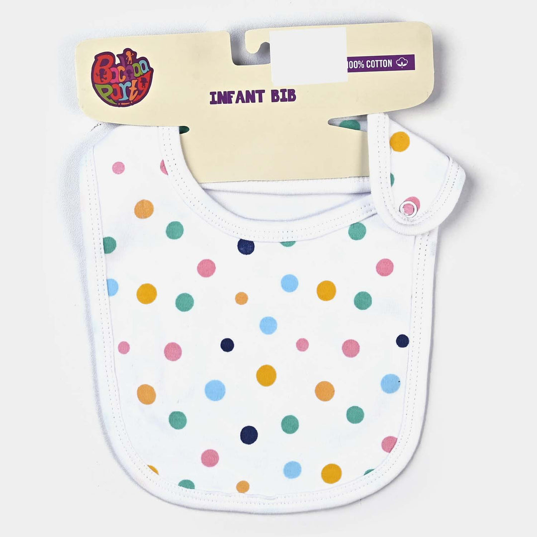 Bibs Multi Dot's-White