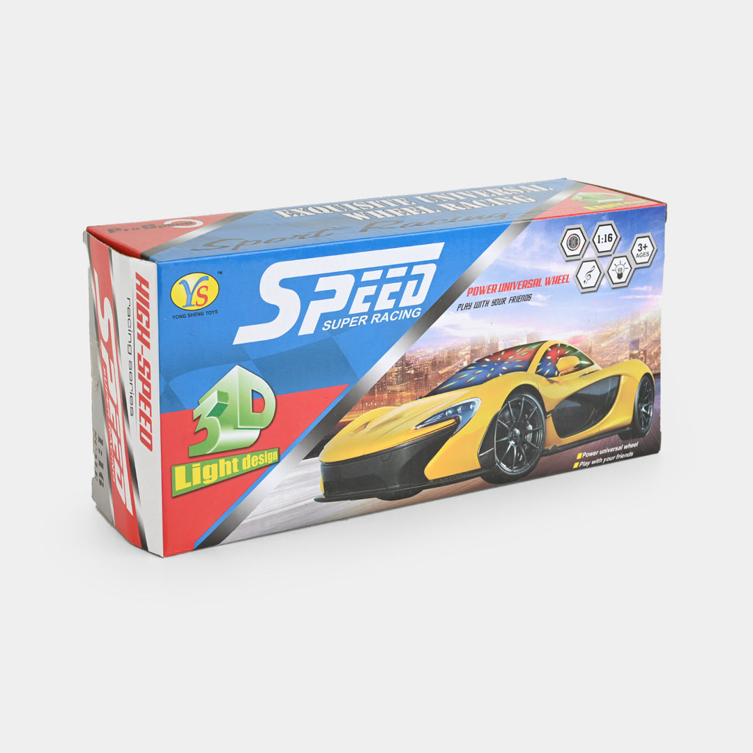 UNIVERSAL SPEED CAR WITH LIGHT & MUSIC FOR KIDS