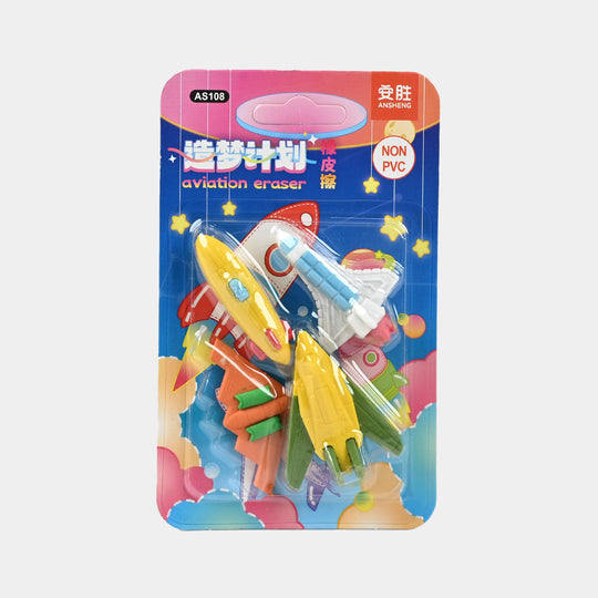 Multi Design Erasers For Kids