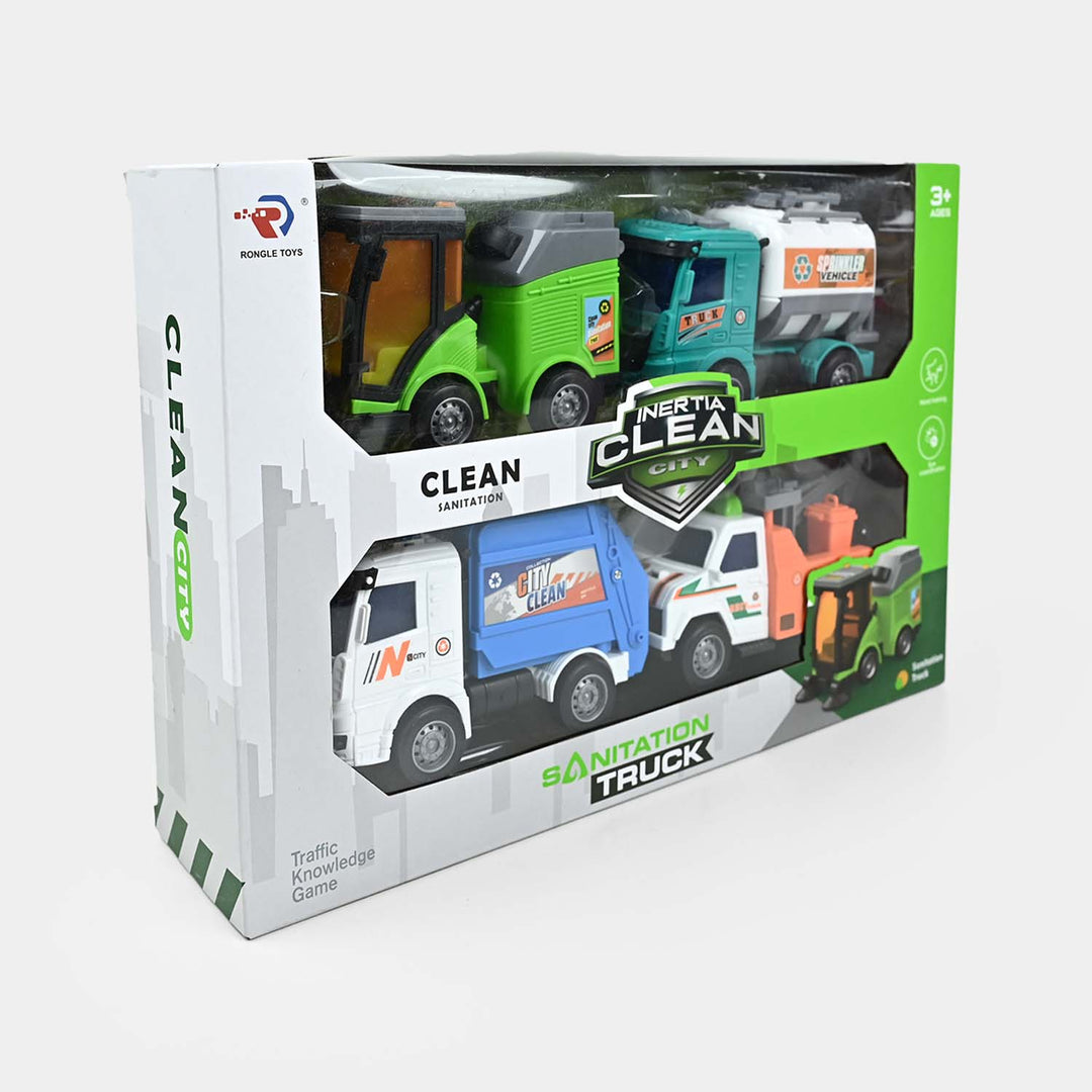 Street Cleaning Vehicle Set | 4PCs