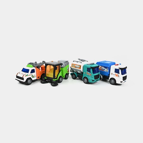 Street Cleaning Vehicle Set | 4PCs