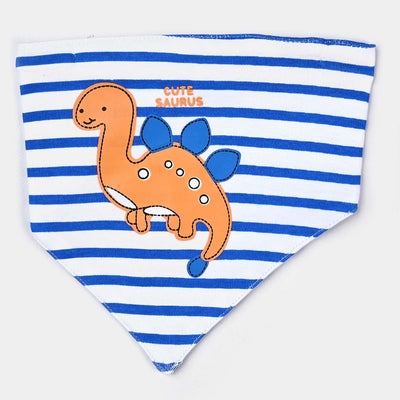 Bibs Dinosaurs-White