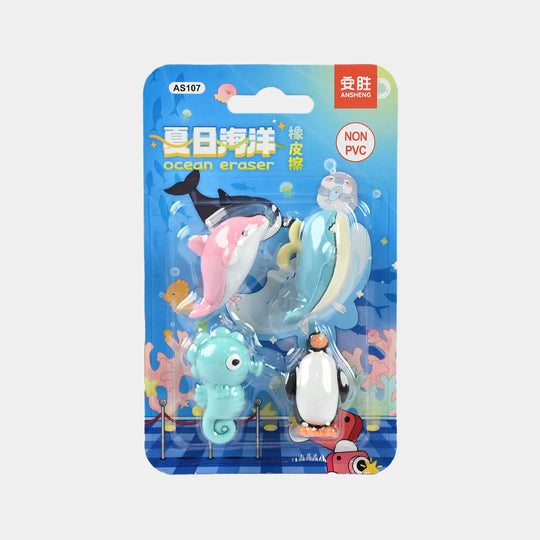 Multi Design Erasers For Kids