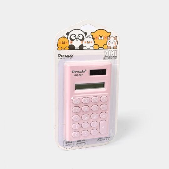 Mini Calculator – Pink Edition