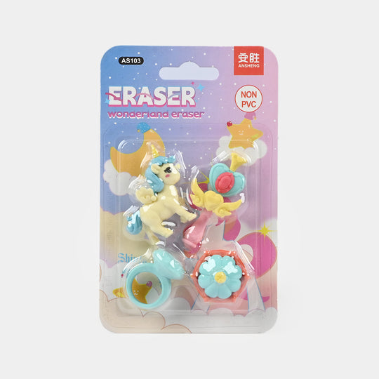 Multi Design Erasers For Kids