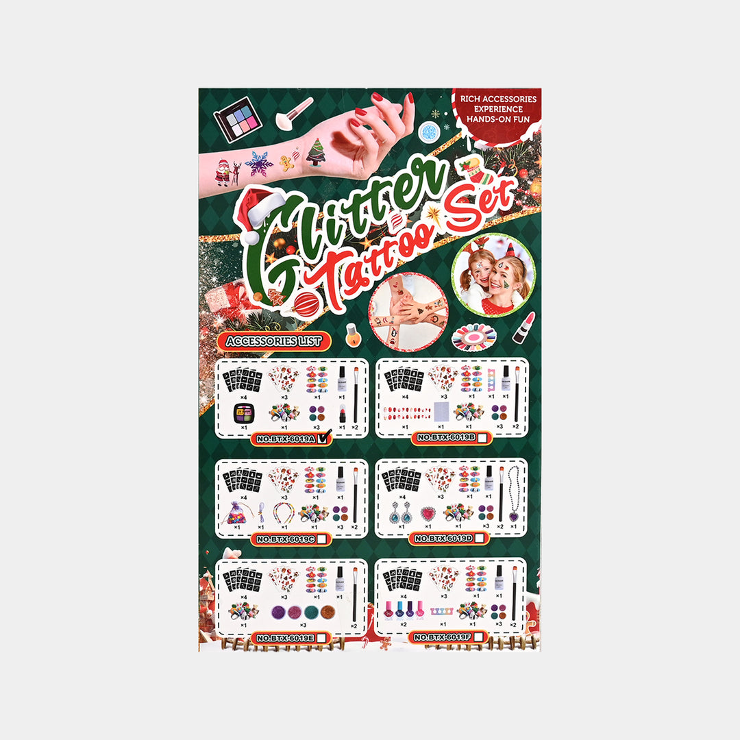 Tattoo Sticker With Cosmetic For Girls