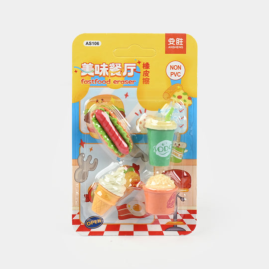 Multi Design Erasers For Kids