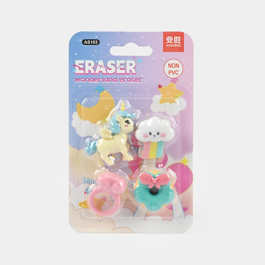 Multi Design Erasers For Kids