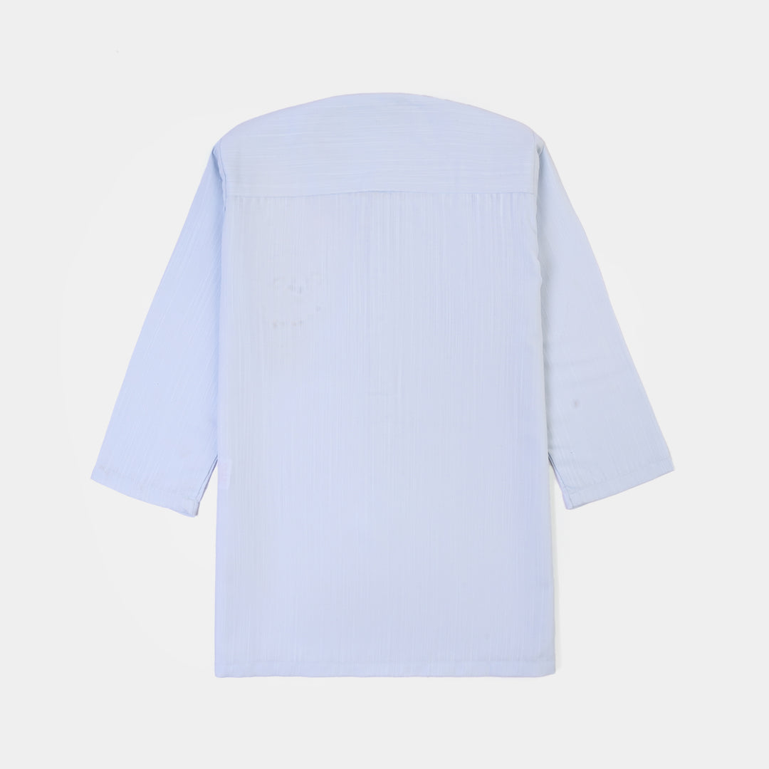 Infant Boys Poly Viscose 2Piece Suit (Sheep)-Blue