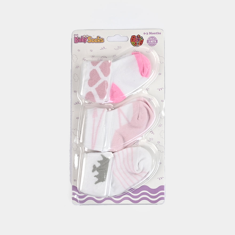 Infant Baby Socks Pack Of 3