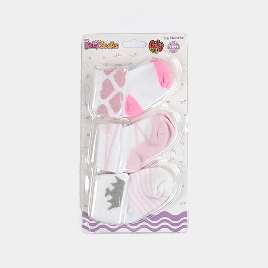Infant Baby Socks Pack Of 3