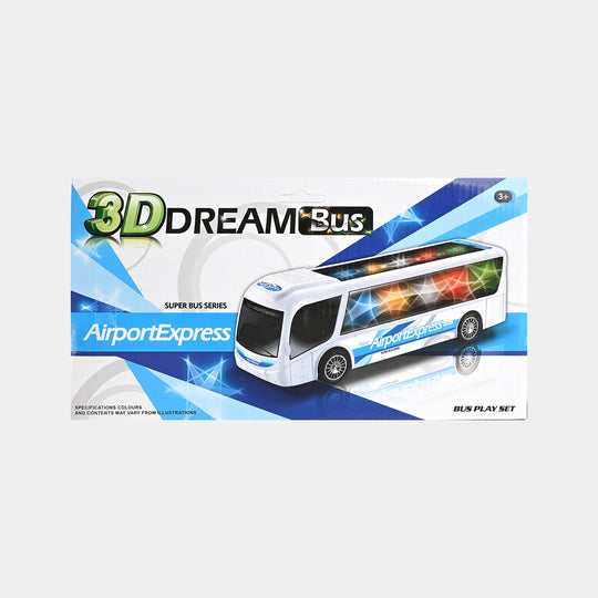 Dream 3D Bus with Light & Sound for Kids