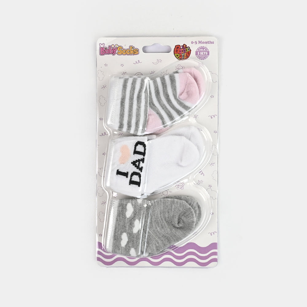 Infant Baby Socks Pack Of 3