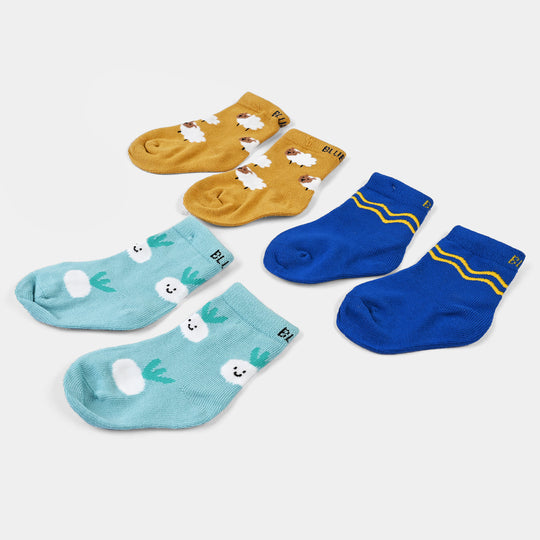 INFANT BABY 3 PAIR SOCKS | 6-12M