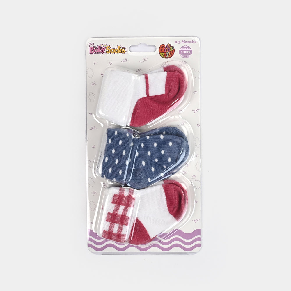 Infant Baby Socks Pack Of 3