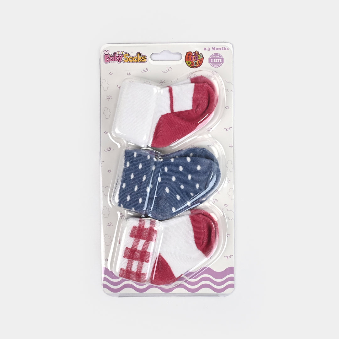 Infant Baby Socks Pack Of 3