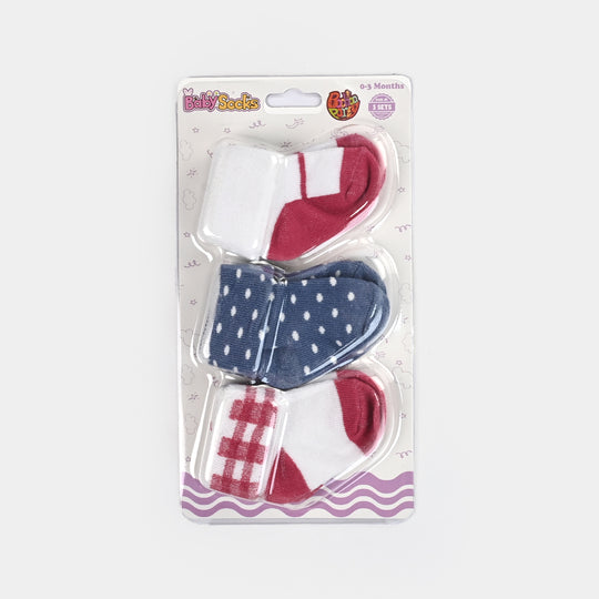 Infant Baby Socks Pack Of 3