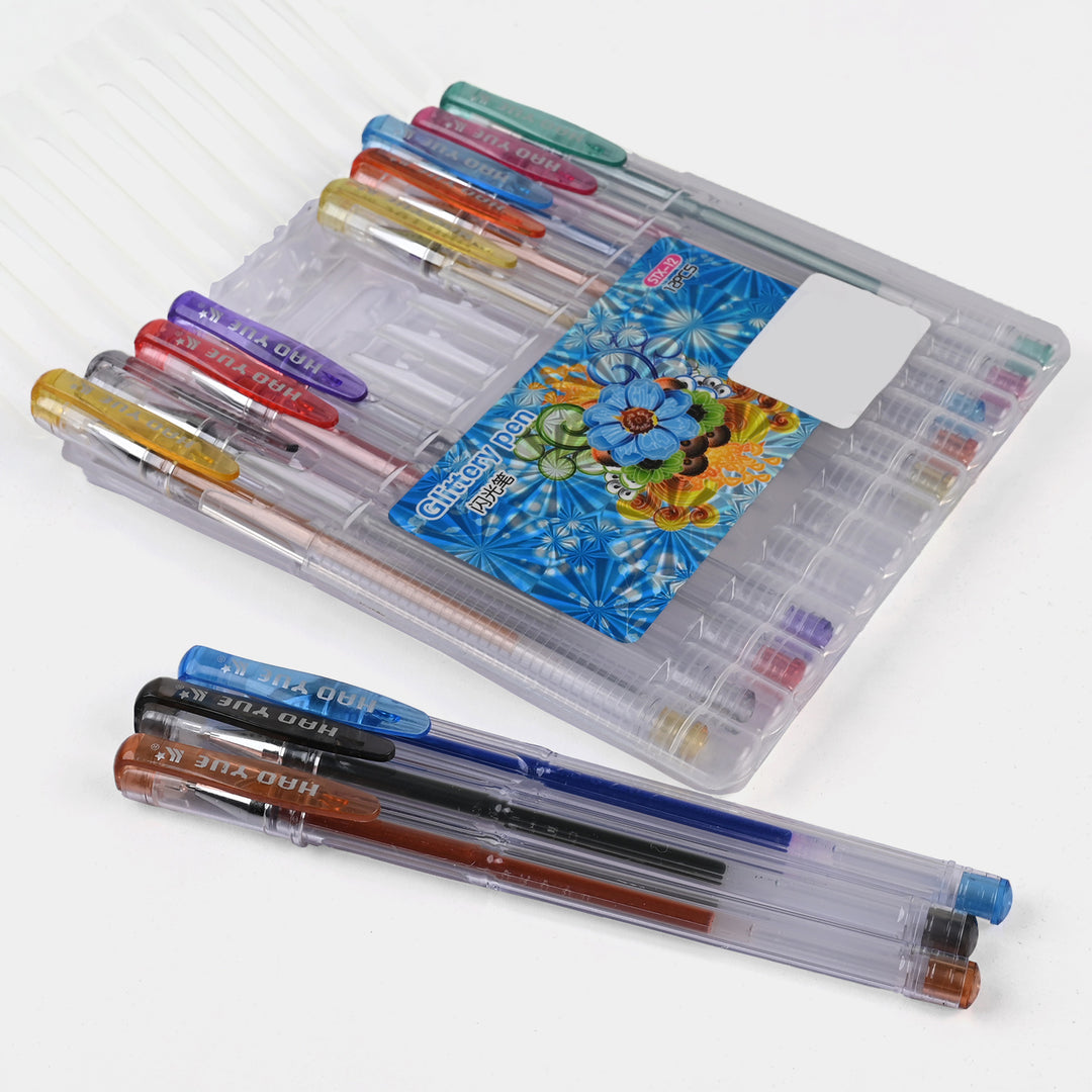 Glitter Gel Pen 12PCs Set For kids