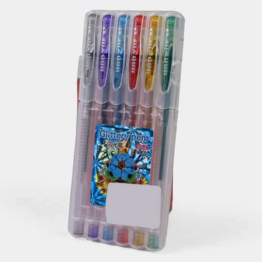 Glitter Gel Pen 6PCs Set For kids