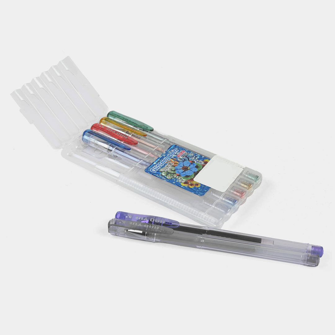Glitter Gel Pen 6PCs Set For kids