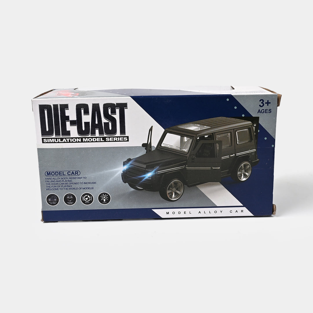 Die-Cast Model Pullback Jeep With Light Sound