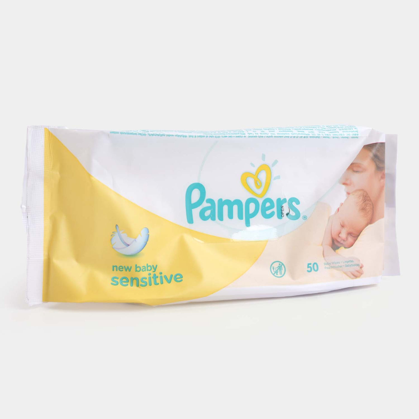 Pamper Wipes Sensitive New Baby 50 Pcs