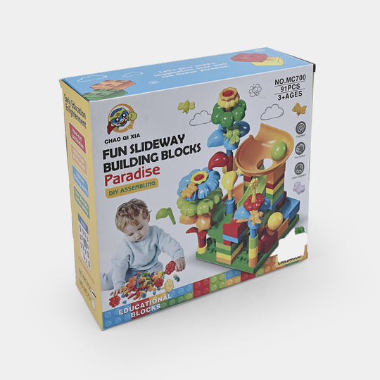 Kids Slideway Building Blocks (91pcs)
