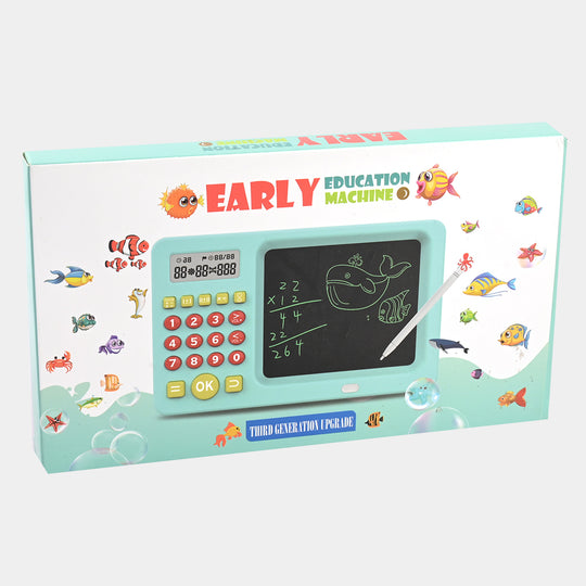 Writing Pad With Calculator Educational Toy For Kids