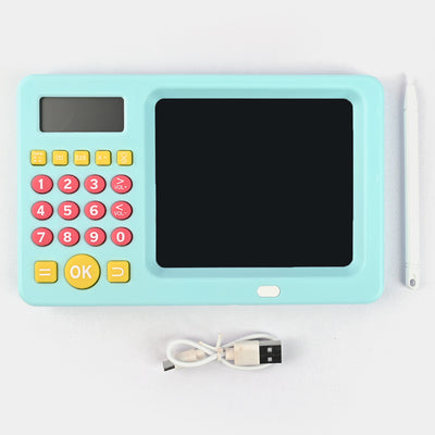 Writing Pad With Calculator Educational Toy For Kids