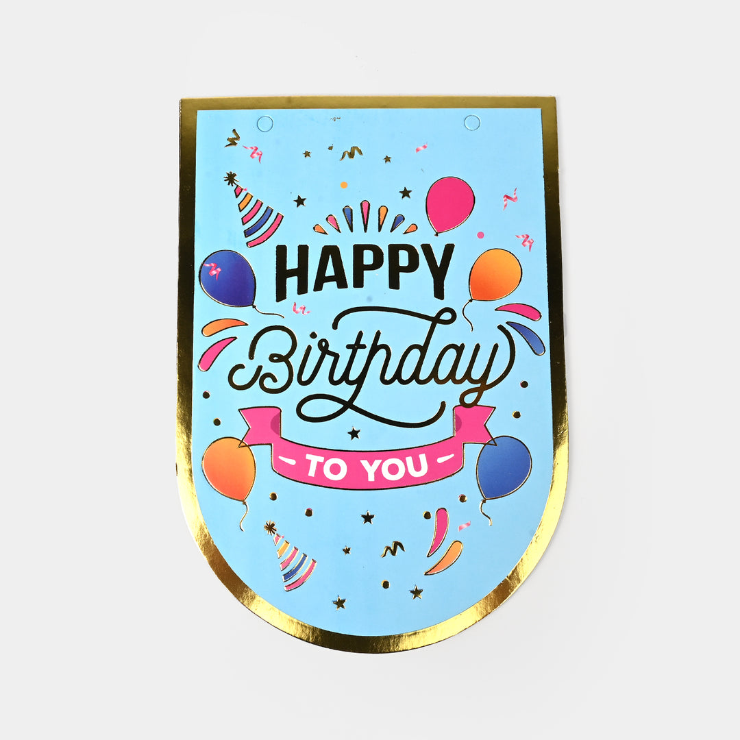 Happy Birthday ” Bunting Banner – Decorative
