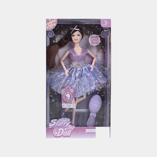 Starry Sky Doll – Classic Princess with Sparkling Dress & Accessories