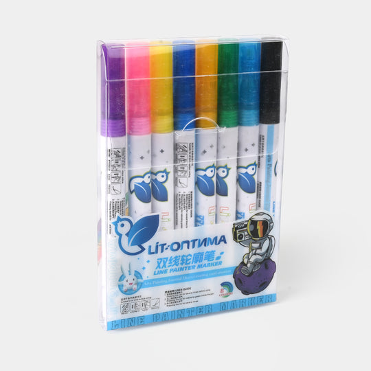 Outline Marker Color | 8PCs