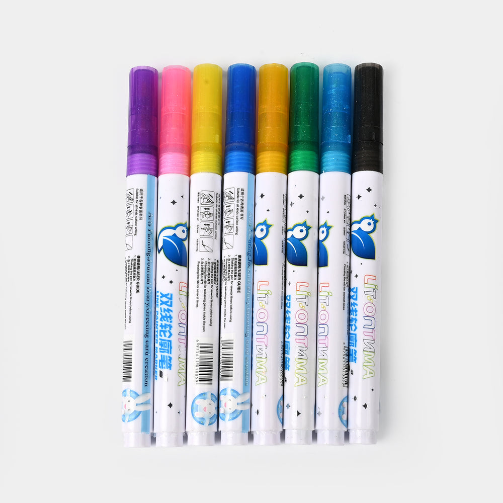 Outline Marker Color | 8PCs