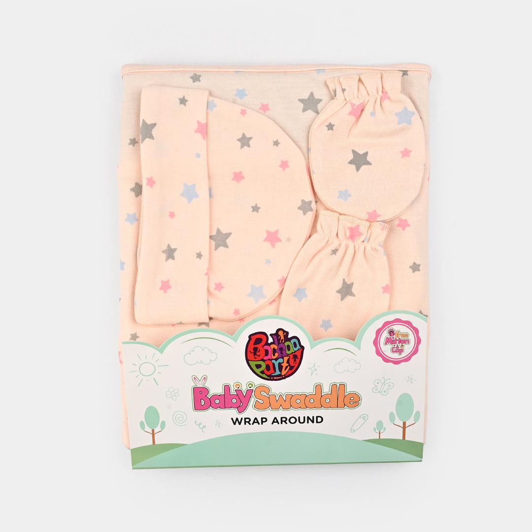 Infant Big Swaddle with Cap & Mittens