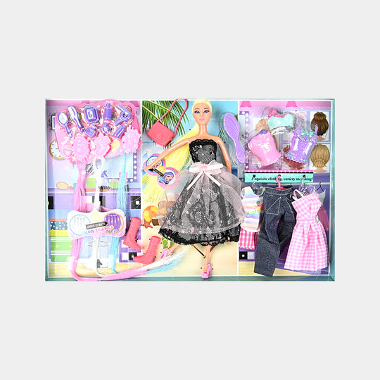 Doll Play Set with Accessories – Endless Dress-Up Fun