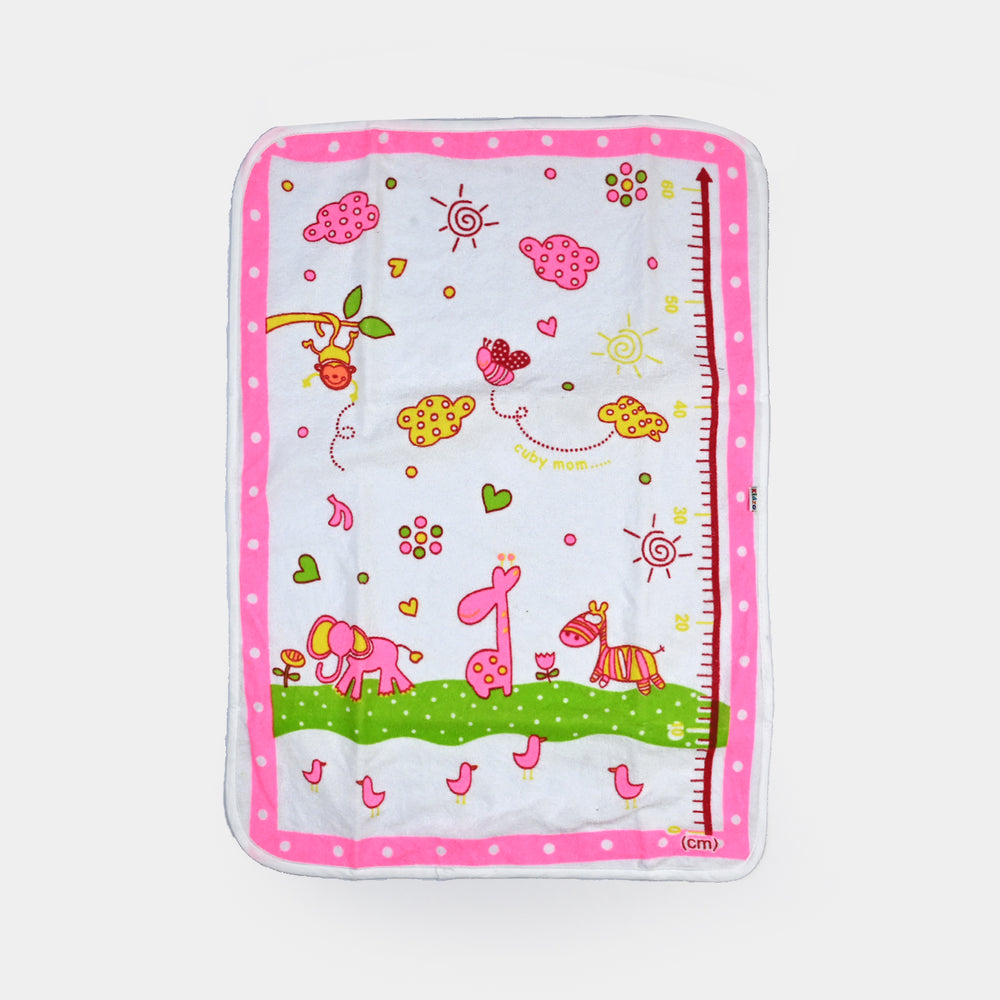 Changing Sheet Terry Printed 48x69 Jungle Pink