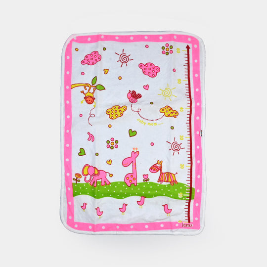 Changing Sheet Terry Printed 48x69 Jungle Pink