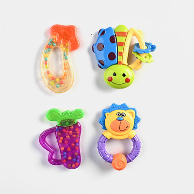 Baby Rattle Set 4Pcs | 3M+