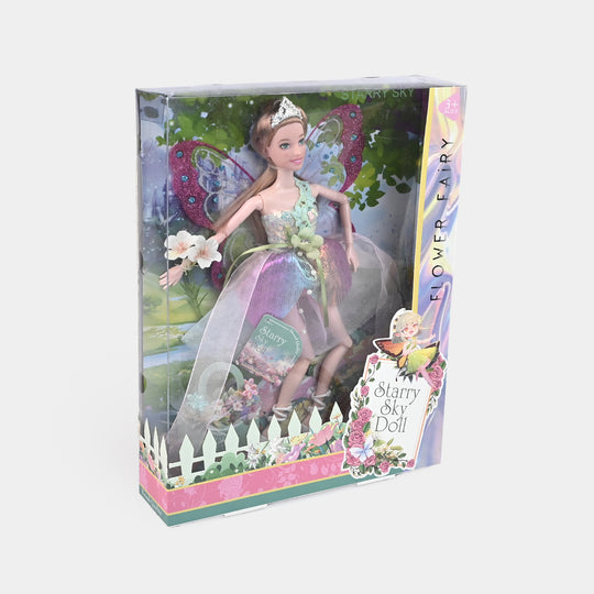 Starry Sky Flower Fairy Doll