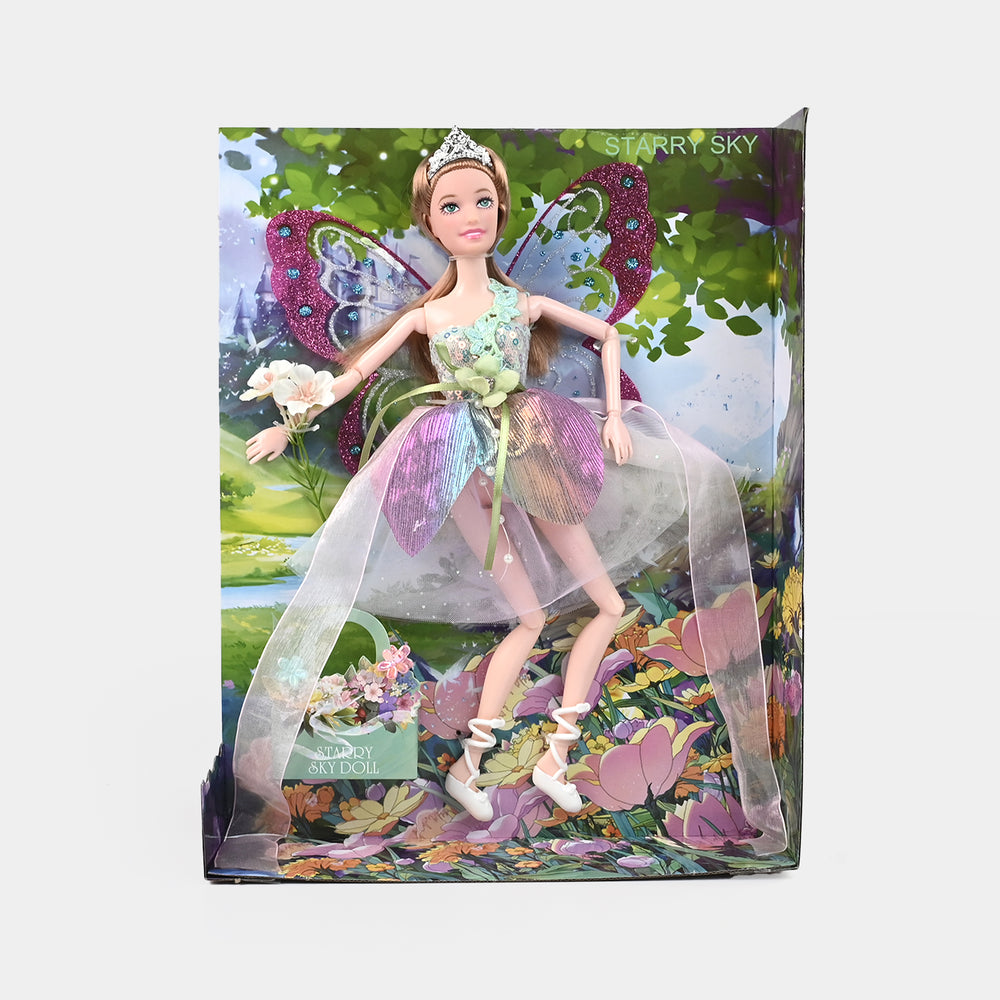 Starry Sky Flower Fairy Doll