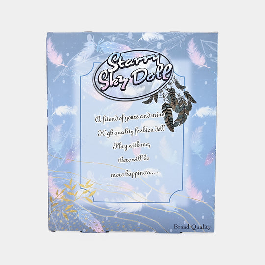 Starry Sky Princess Doll – Elegant Dress & Accessories Playset