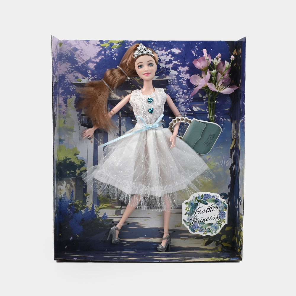 Starry Sky Princess Doll – Elegant Dress & Accessories Playset