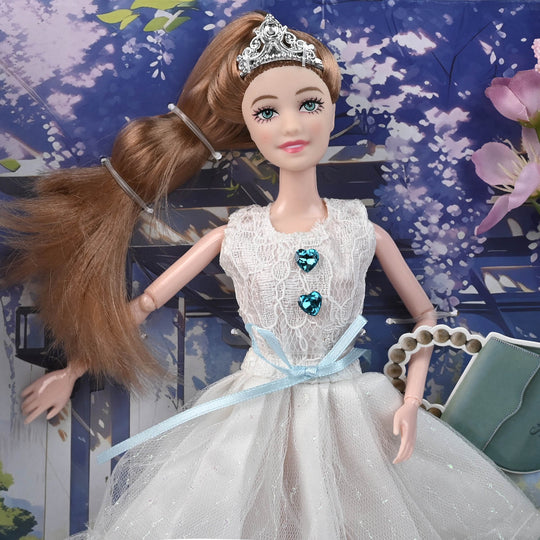 Starry Sky Princess Doll – Elegant Dress & Accessories Playset