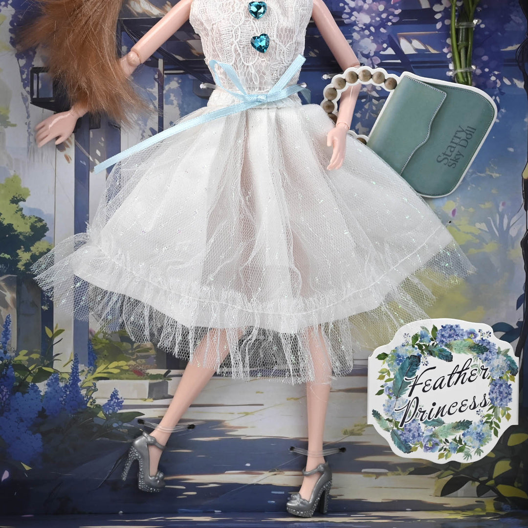 Starry Sky Princess Doll – Elegant Dress & Accessories Playset