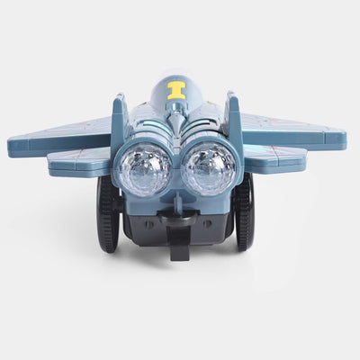 Aerobatic Spin Combat Aircraft With Light & Music For Kids