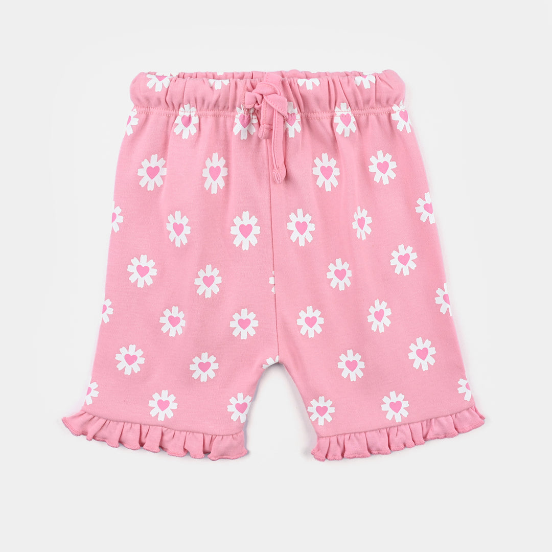 Infant Girls Cotton Interlock Suit Choose Happy-Candy Pink