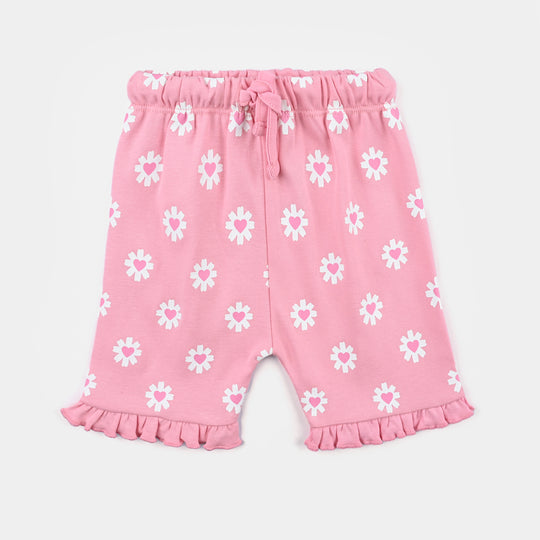 Infant Girls Cotton Interlock Suit Choose Happy-Candy Pink